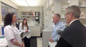 Rep. David Joyce (R-OH) went on an NACDS RxIMPACT pharmacy tour of the Sears Kmart Pharmacy in Mentor, Ohio, on May 23