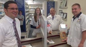 The pharmacy team from the Rite Aid in Lima, Ohio, reported that Cameron Warner, acting district director for Rep. Jim Jordan (R-OH), had a "terrific" and "informative" tour of the pharmacy on June 18