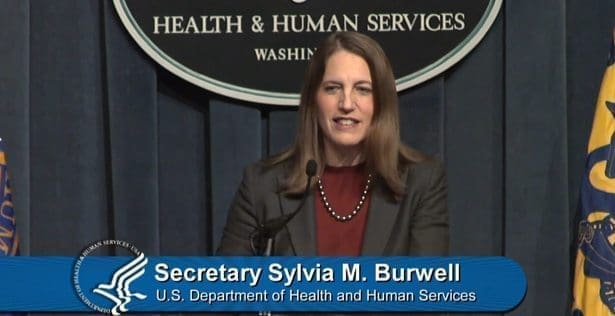 HHS Secretary Sylvia M. Burwell
