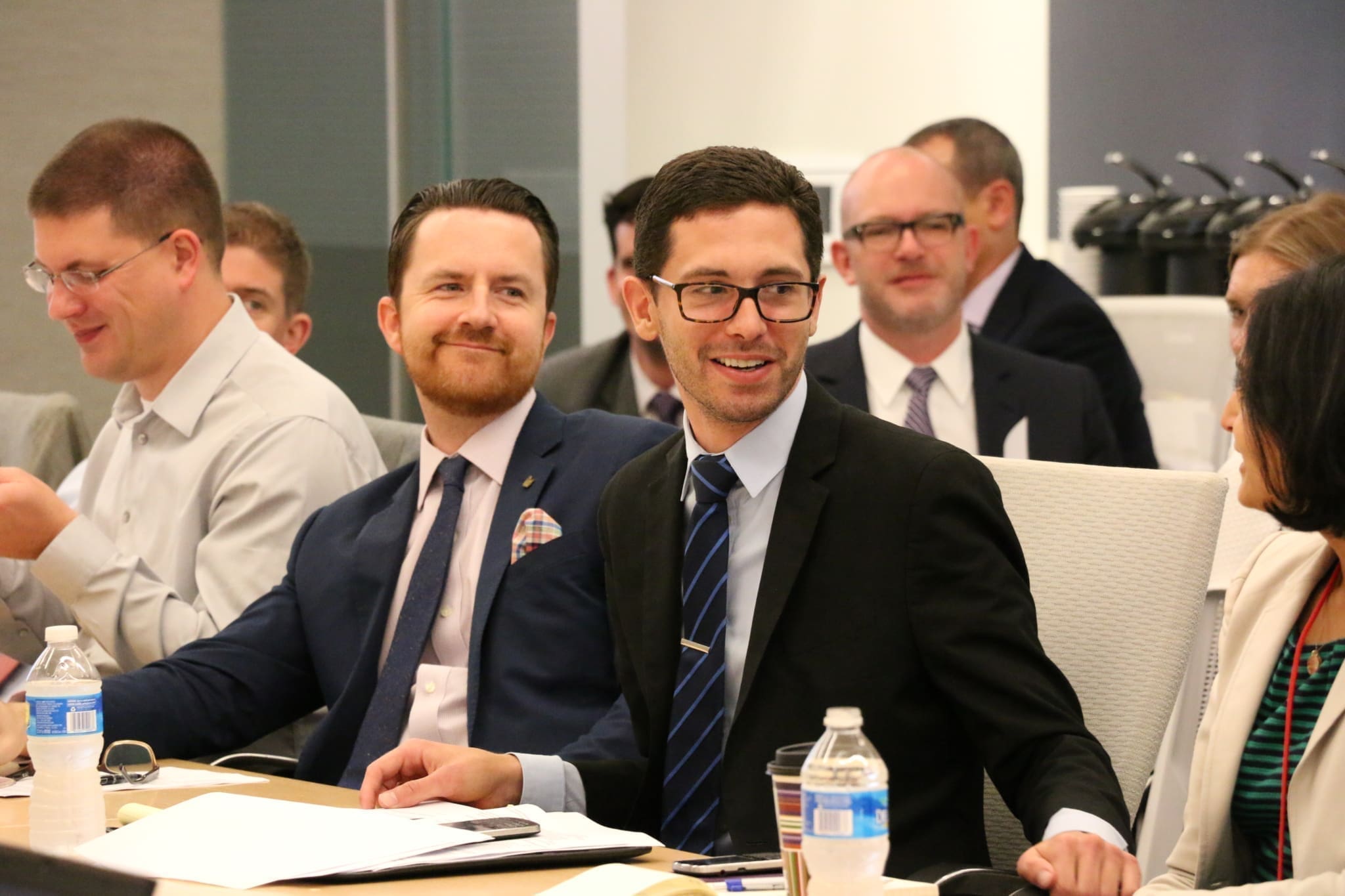 Rhett Buttle (third from left), HHS director of private sector engagement, spoke about the upcoming Health Insurance Marketplace open enrollment at the NACDS Policy Council meeting this week.