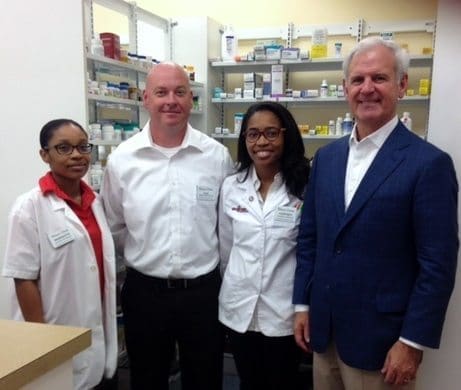Rep. Bradley Byrne (R-AL) got a chance to learn firsthand about expanded pharmacist services when he participated in a recent NACDS RxIMPACT pharmacy tour of a Winn-Dixie in Mobile, Ala.