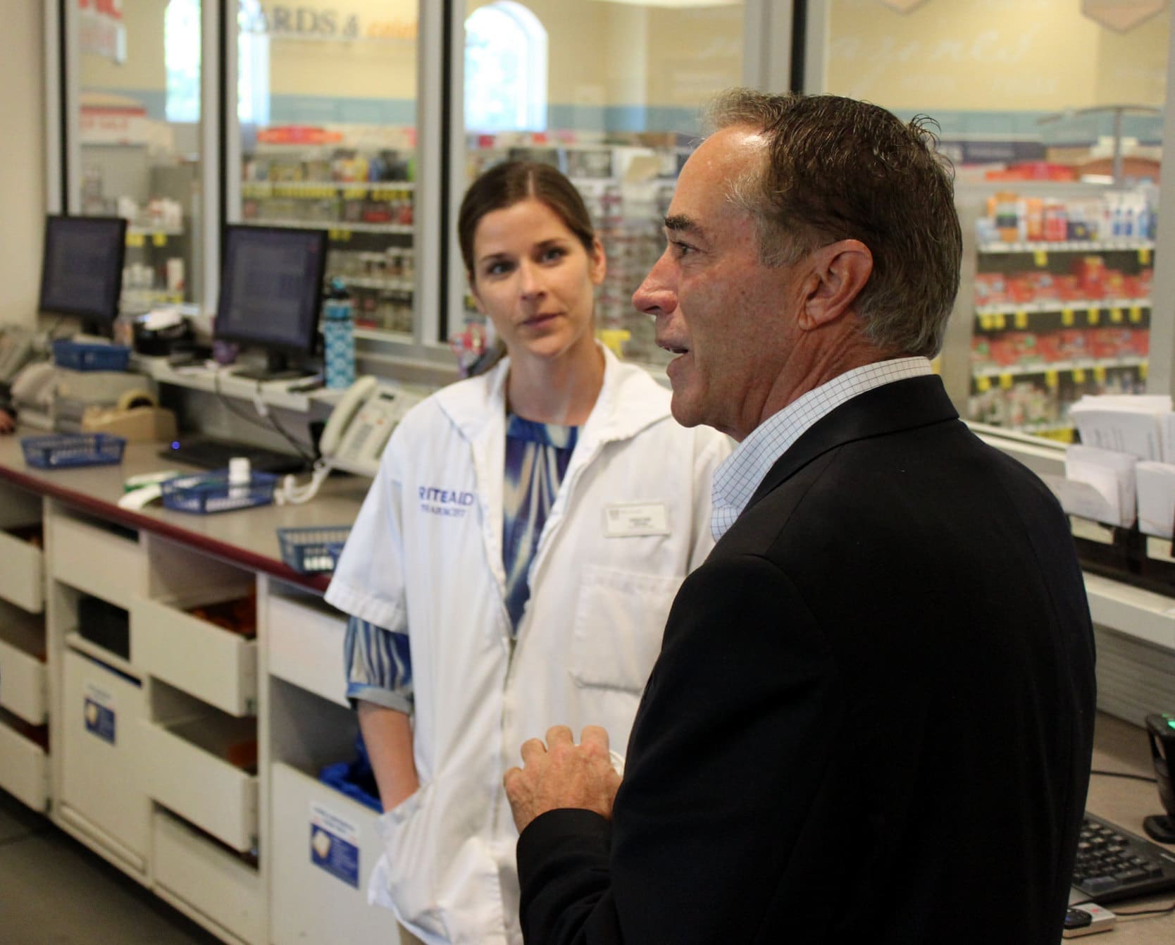 House Energy and Commerce Committee Member Rep. Chris Collins (R-NY) participated in an NACDS RxIMPACT pharmacy tour of a Rite Aid in Lancaster, N.Y.