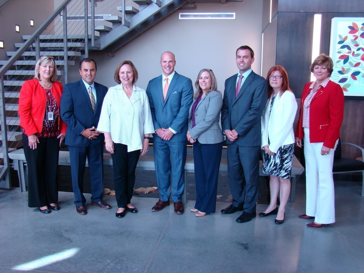 Senate Armed Services Committee member Sen. Deb Fischer (R-NE, third from left) participated in an NACDS RxIMPACT pharmacy tour at Amber Pharmacy Omaha, Neb., August 22. NACDS RxIMPACT has hosted 64 in-district activities this year--and counting