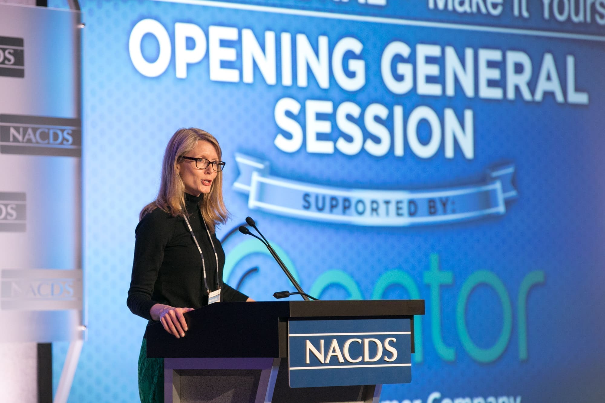 Kristin Williams, senior vice president and chief health officer of Hy-Vee, Inc., and NACDS Regional Chain Conference chair, delivered remarks this morning during the Opening General Session of the NACDS Regional Chain Conference in Palm Beach, Fla.