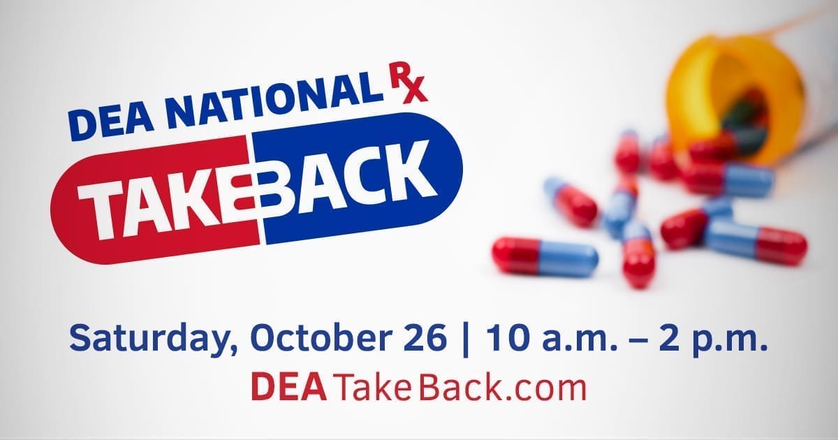 Drug Take Back Day date and time for 2019