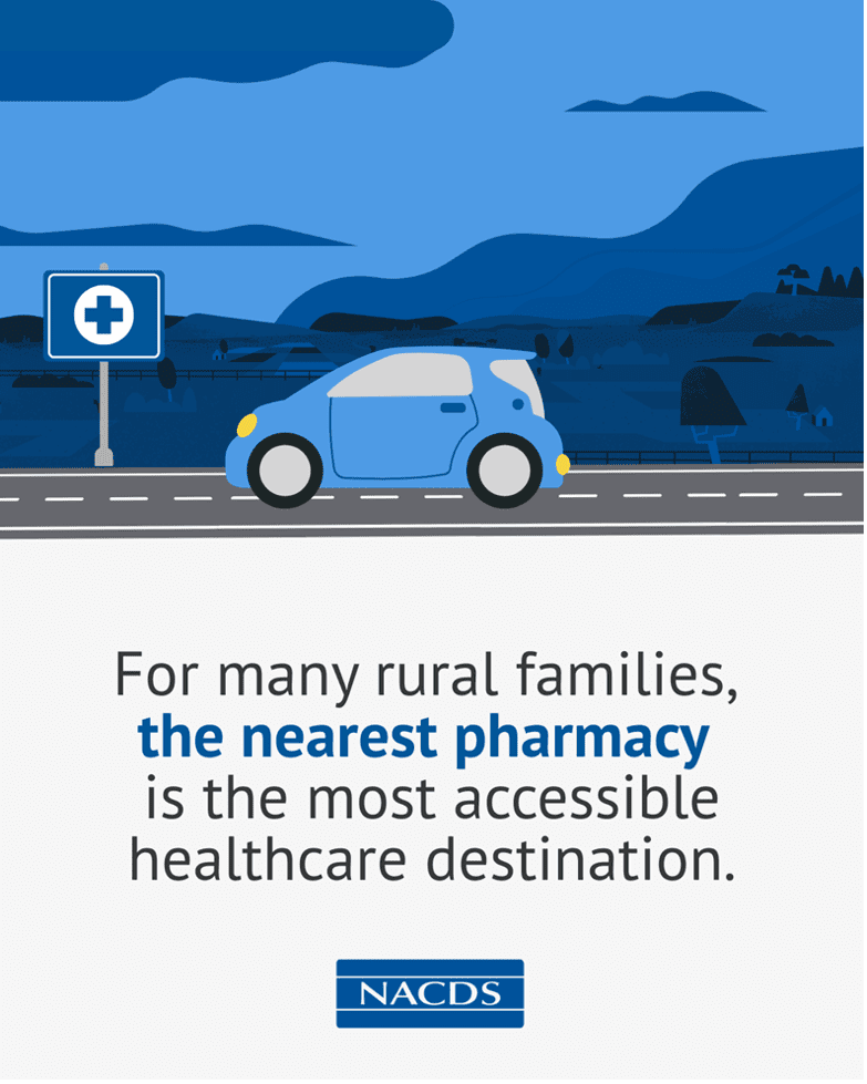 NACDS urges states to utilize pharmacies in advancing rural health initiatives